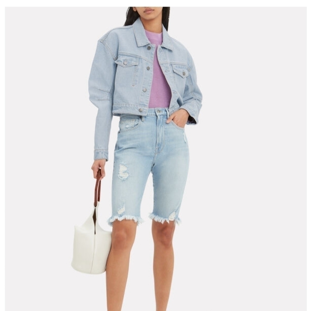 FRAME Denim Le Vintage Bermuda Shorts 26